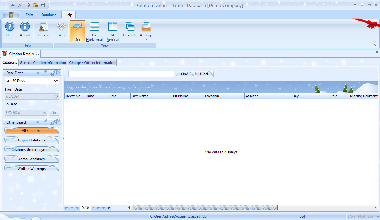 Ticket Citation App - Ticket Please?